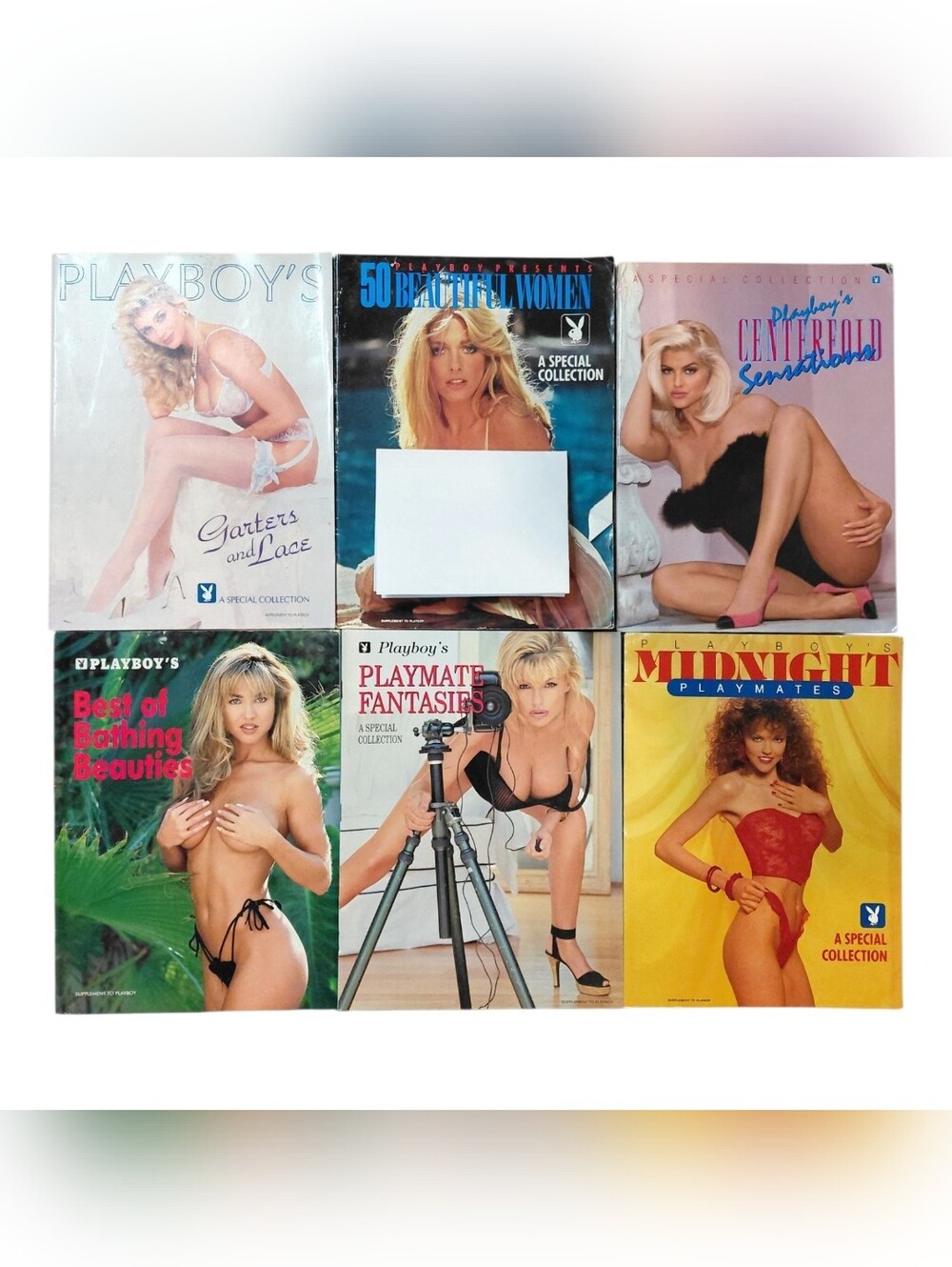 Vintage Playboy Special Edition Supplement Magazine Lot (6 Issues) - 1989-1996